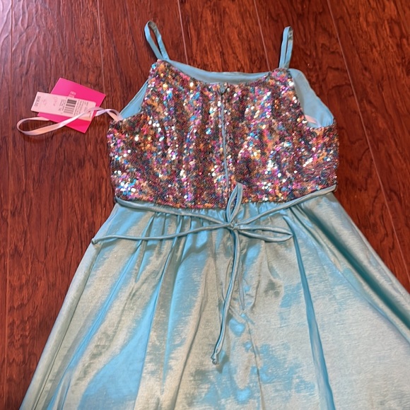 NWT - girls party/cocktail dress size 14 - Sequins, fancy- Holiday Dress🎁 - Picture 8 of 16